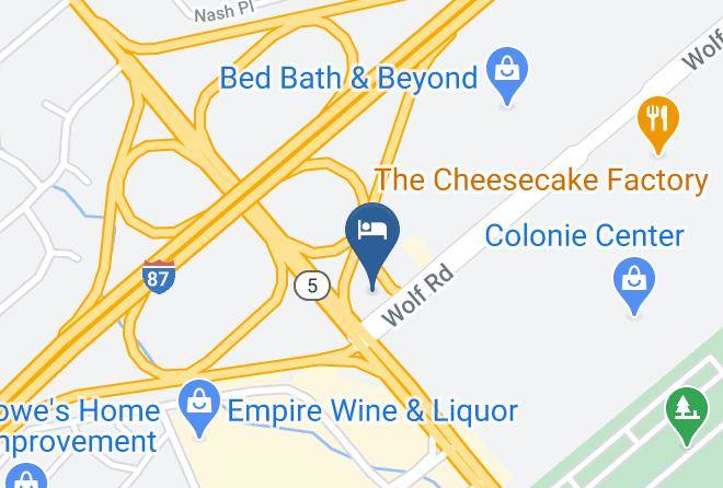 Albany - Cocca's Inn & Suites Wolf Road Maps