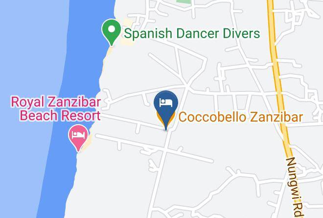 Coccobello Zanzibar Map