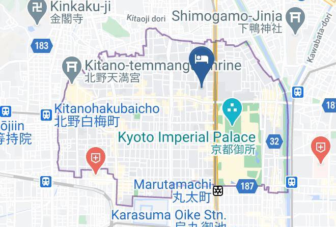 Kyoto City Kamigyo Ward - Cochi En Maps