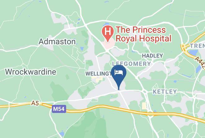 Telford And Wrekin - Cock Hotel Maps