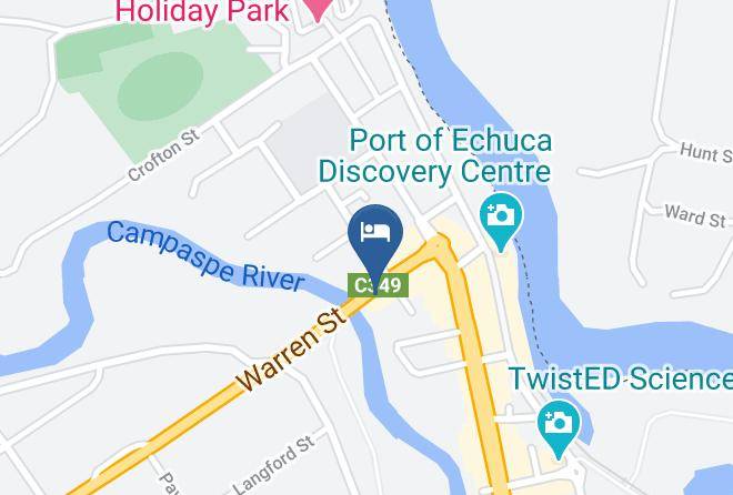 Campaspe - Cocknbull Boutique Hotel Echuca Maps