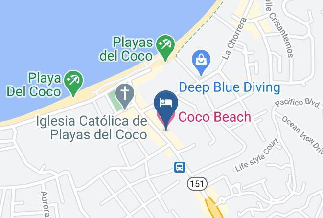 Carrillo - Coco Beach Hotel Maps
