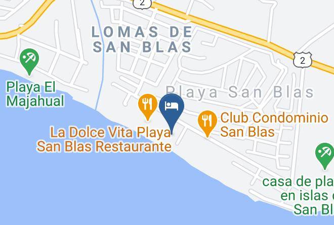 La Libertad - Coco Blue Resort Maps