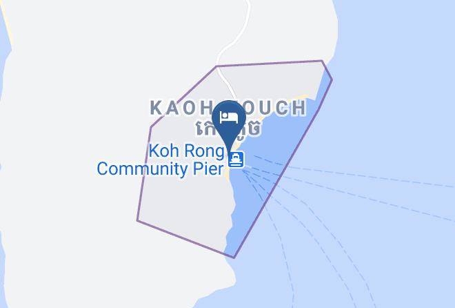 Preah Sihaknuk Town - Coco Boutique Resort Maps