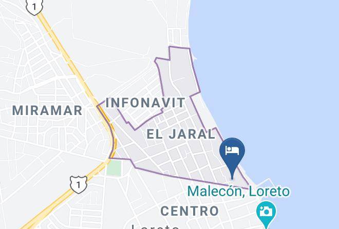Loreto - Coco Cabanas And Casitas Maps