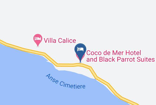 Grand Anse Praslin - Coco De Mer Hotel And Black Parrot Suites Maps