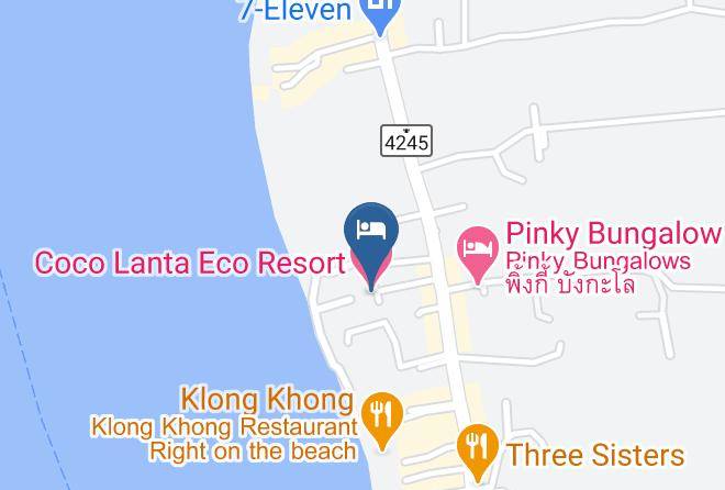 Amphoe Ko Lanta - Coco Lanta Eco Resort Maps