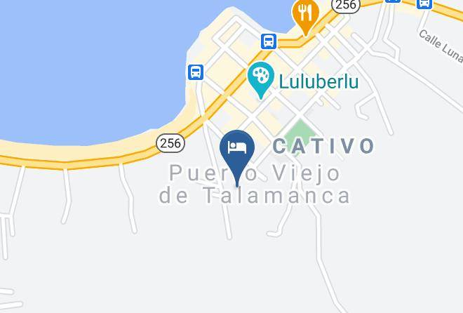 Talamanca - Coco Loco Lodge Hotel Bungalows Maps