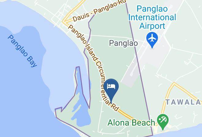 Bohol - Coco Mango's Place Resort Maps