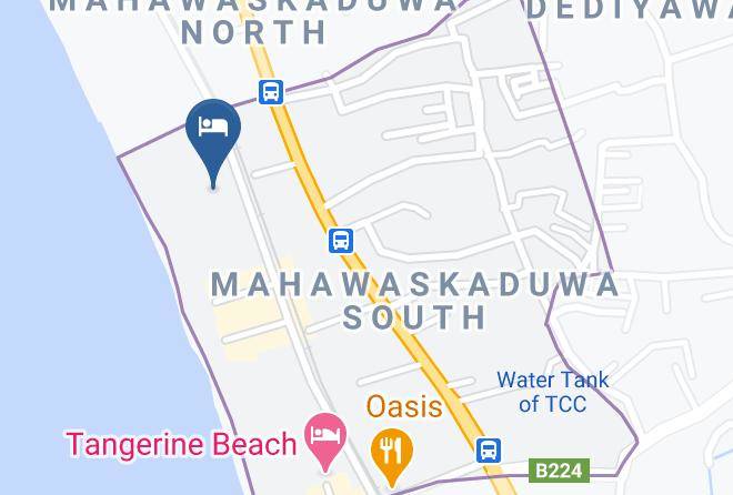 Colombo - Coco Royal Beach Resort Maps