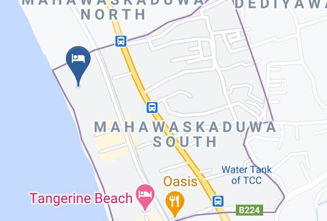 Colombo - Coco Royal Beach Resort Waskaduwa Maps