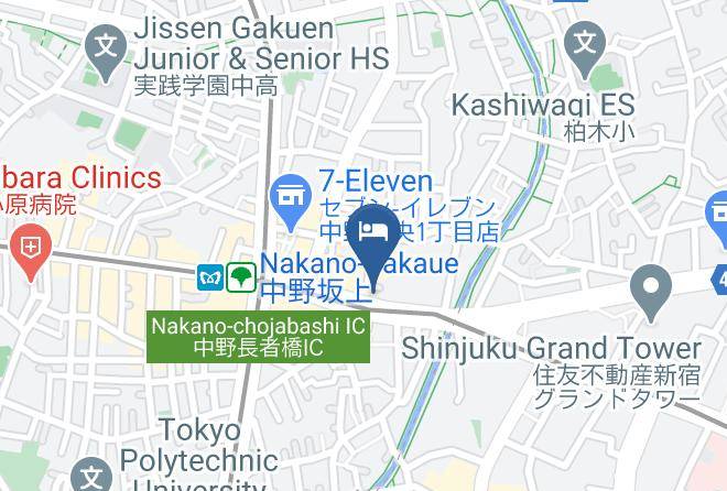 Nakano Ward - Coco Shuku Nakano Sakaue Maps