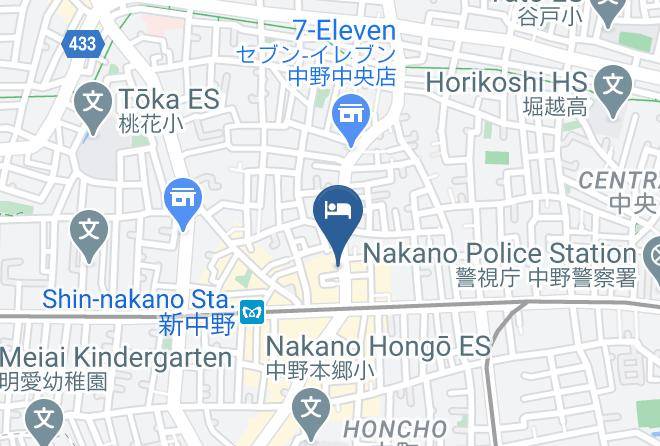 Nakano Ward - Coco Shuku Maps