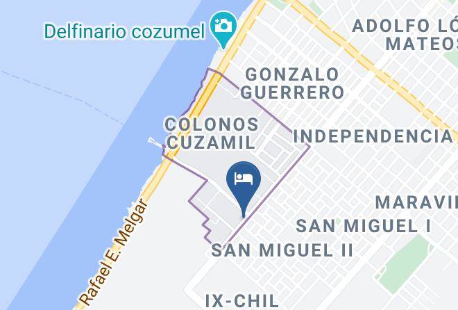 Cozumel - Coco Suites & Breakfast Maps