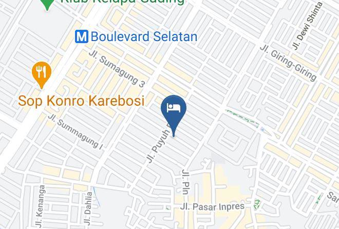 North Jakarta - Cocoa Kost Kelapa Gading Maps