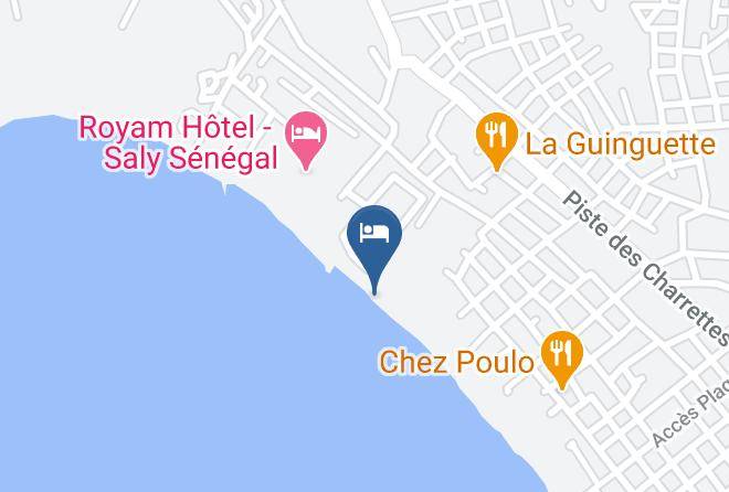 Mbour - Cocobay Les Cocotiers Maps