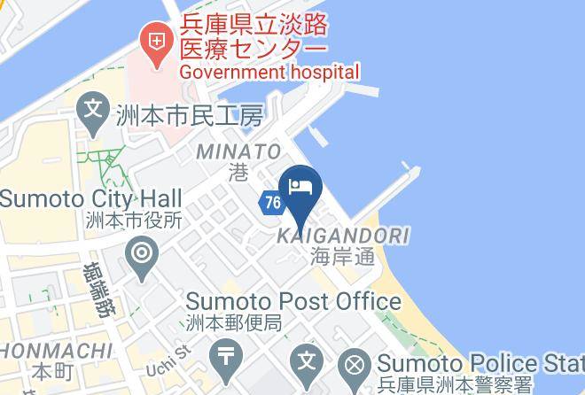 Sumoto City - Cocomosu Kaigan Dori Maps