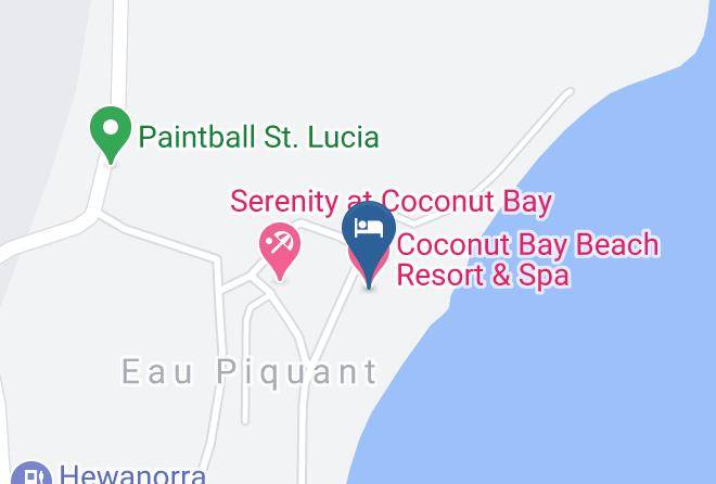 Vieux Fort - Coconut Bay Beach Resort & Spa Maps