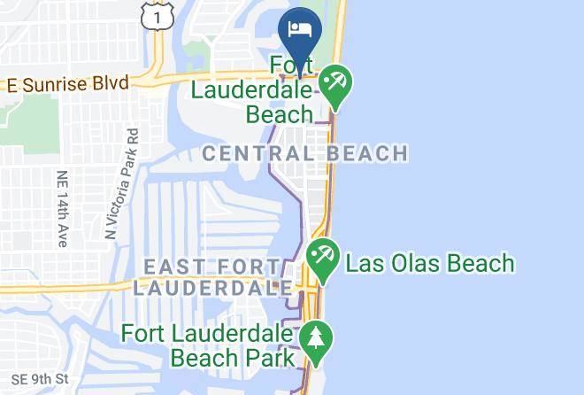 Coconut Bay Resort Hotel Map