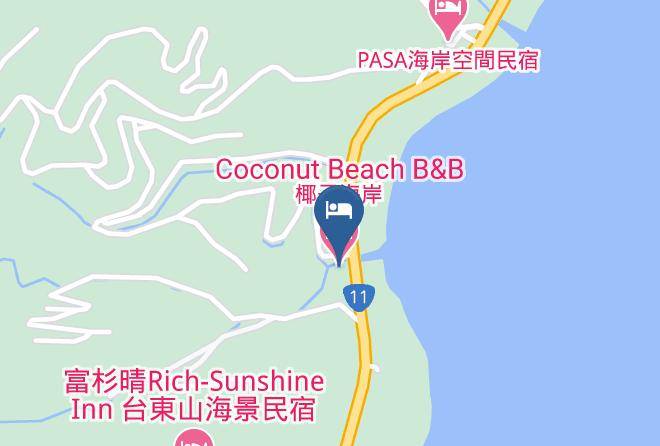 Taitungnty - Coconut Beach B&b Maps