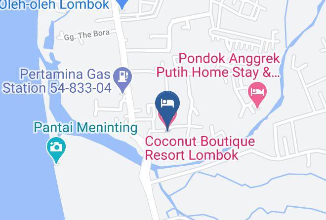 West Lombok Regency - Coconut Boutique Resort Lombok Maps