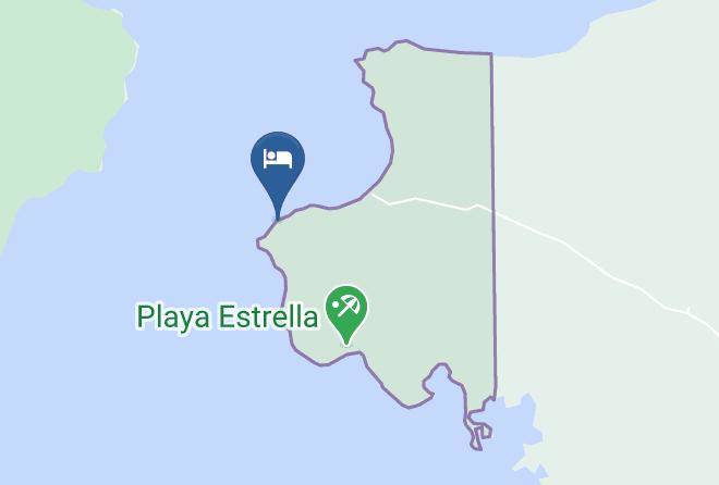 Bocas Del Toro - Coconut Bungalows Star Beach Maps
