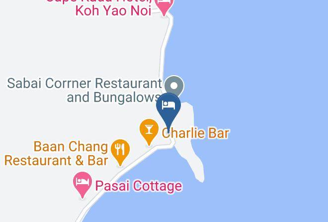 Amphoe Ko Yao - Coconut Corner Bungalow Maps