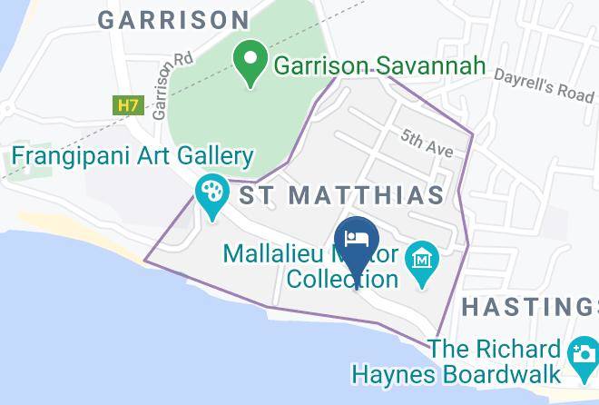 Coconut Court Beach Hotel Map