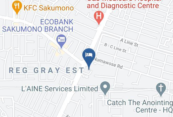 Tema - Coconut Groove Sakumono Hotel Maps