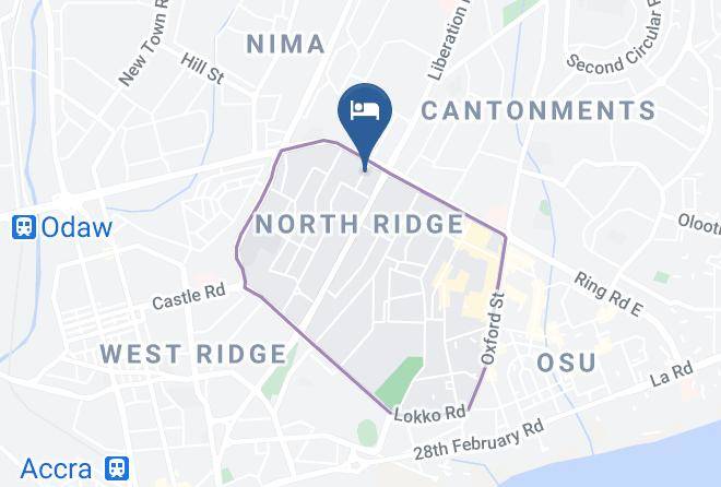 Accra - Coconut Grove Regency Hotel Maps
