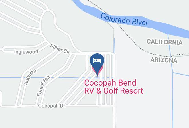 Yuma - Cocopah Bend Rv & Golf Resort Maps