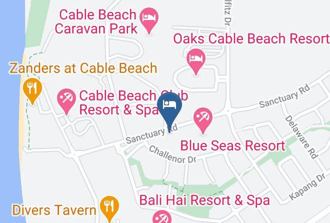 Broome - Cocos Beach Bungalows Maps