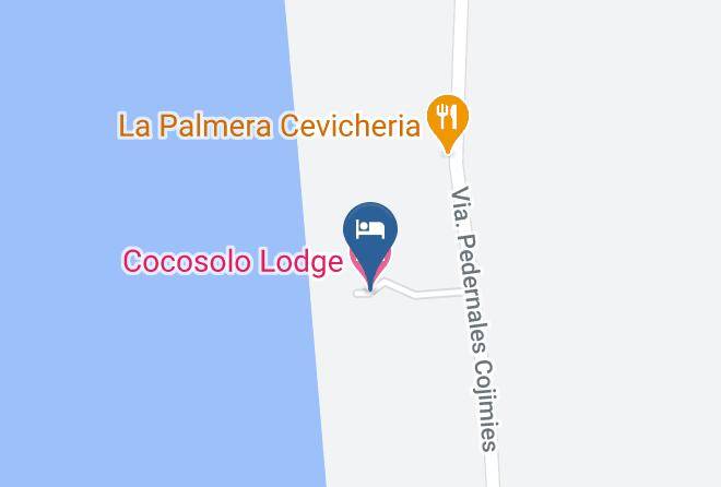 Pedernales - Cocosolo Lodge Maps