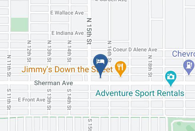 Kootenai - Budget Saver Motel Maps