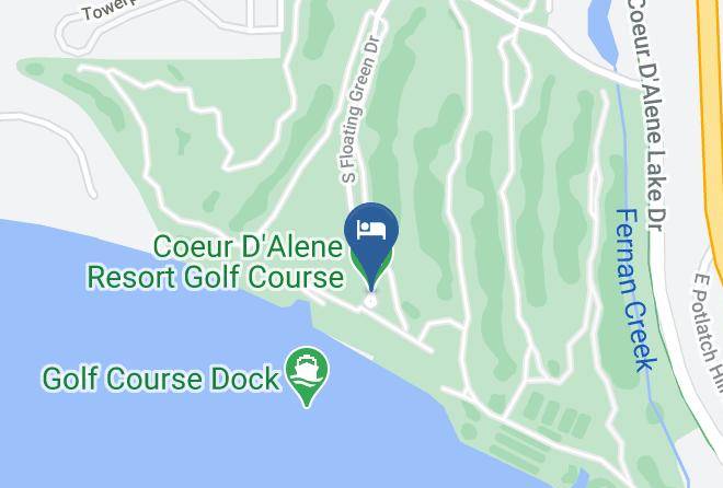 Kootenai - Coeur D'alene Resort Golf Course Maps