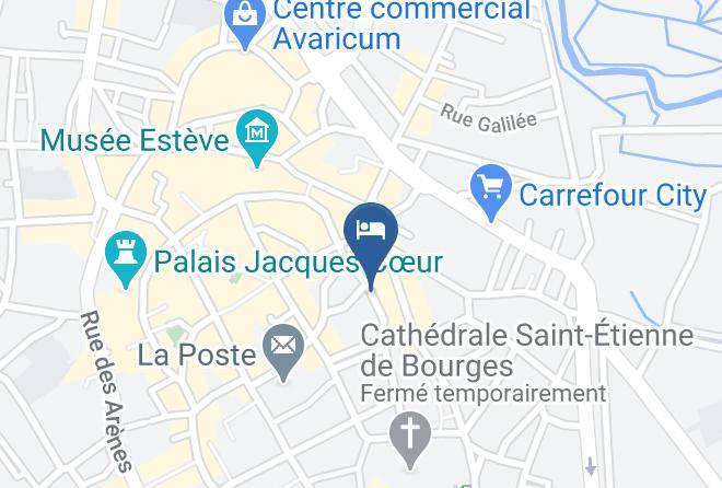 Cher - Coeur De Bourges Maps