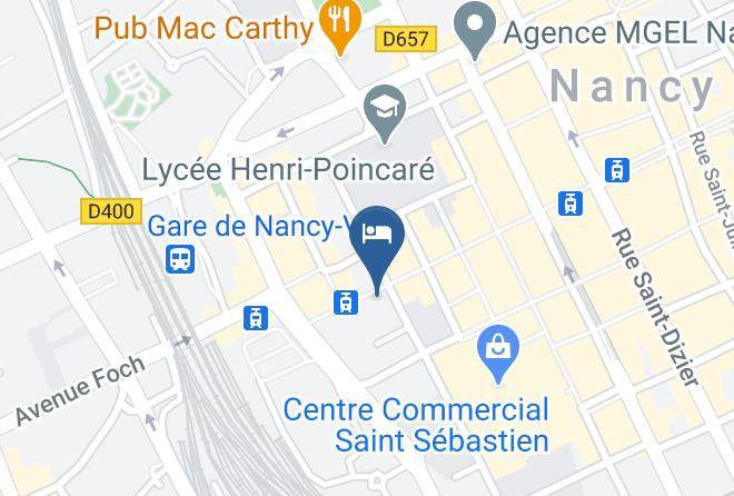 Meurthe Et Moselle - Hotel Stanley Ex Coeur De City By Happyculture Maps