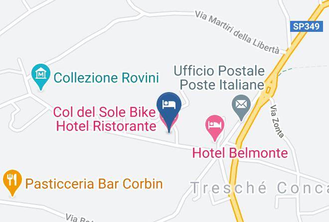 Col Del Sole Bike Hotel Ristorante Map