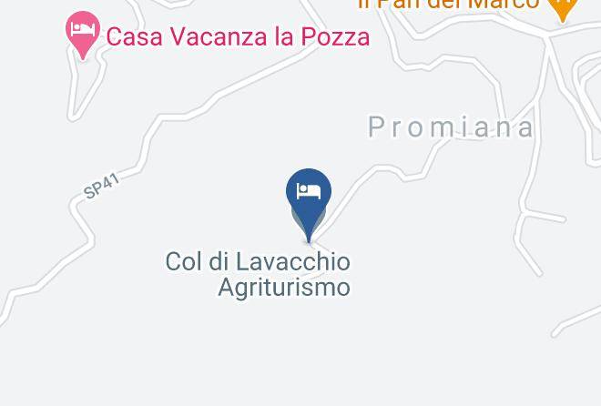 Lucca - Col Di Lavacchio Agriturismo Maps
