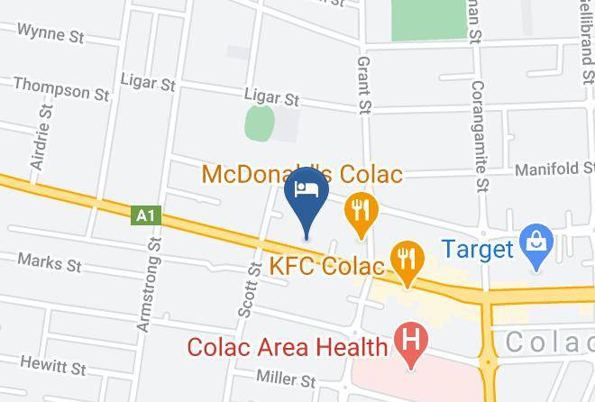 Colac Otway - Colac Mid City Motor Inn Maps