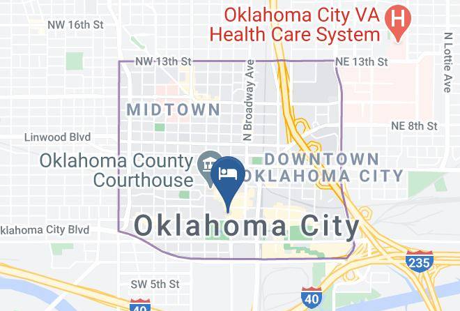 Oklahoma - Colcord Hotel Maps