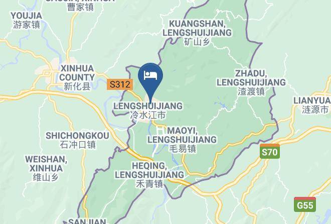 Loudi - Cold Water River Castin Theme Hotel Maps