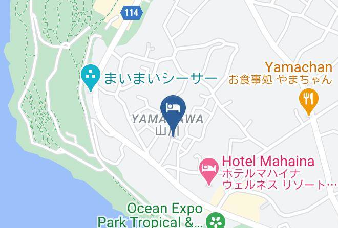 Motobu Townkunigami District - Coldio Sunset Resort Canphu Maps