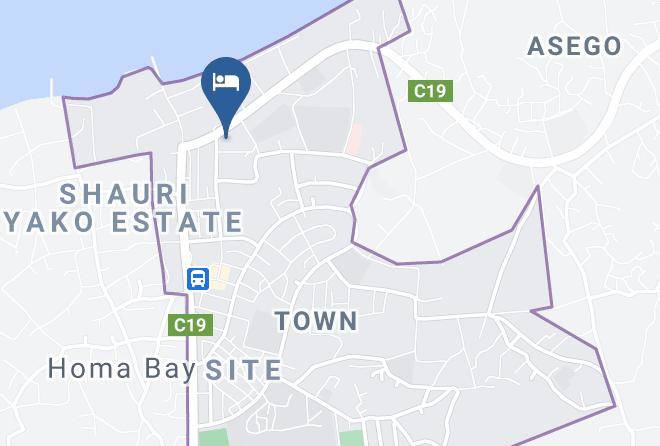 Homa Bay - Coldsprings Hotel Homabay Maps