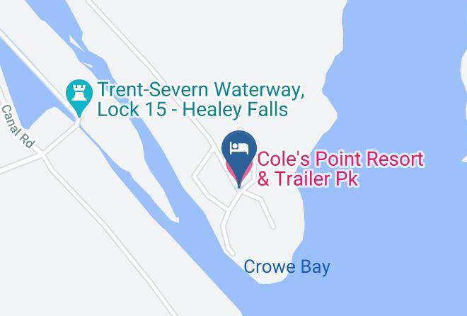 Northumberland - Cole's Point Resort & Trailer Pk Maps