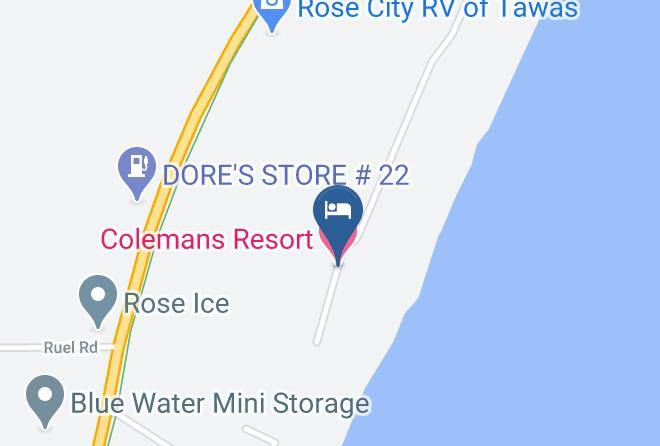 Iosco County - Colemans Resort Maps