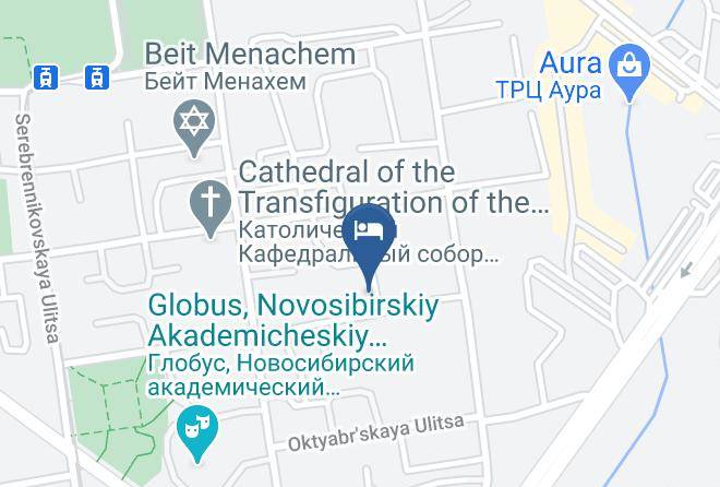 Novosibirsk - Otel' Kolibri Maps