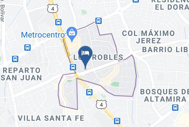 Managua - Colibri Hotel Y Desayuno Maps