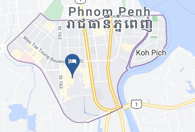 Chamkar Mon - Colina Sky Hotel Phnom Penh Maps