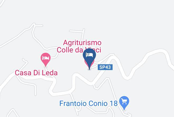 Florence - Agriturismo Colle Da Vinci Maps